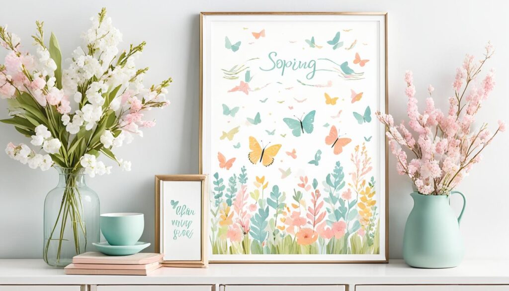 spring home decor printable